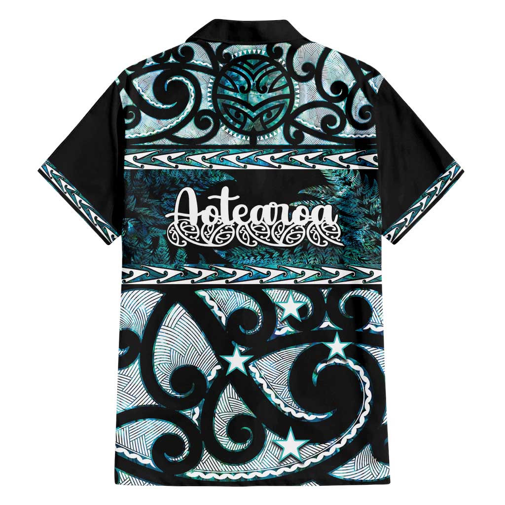 Kia Ora New Zealand Hawaiian Shirt Aotearoa Proud Maori Paua Shell Silver Fern - Aussie Hoodie