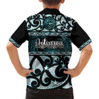 Kia Ora New Zealand Hawaiian Shirt Aotearoa Proud Maori Paua Shell Silver Fern - Aussie Hoodie