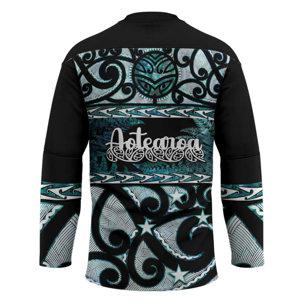 Kia Ora New Zealand Hockey Jersey Aotearoa Proud Maori Paua Shell Silver Fern - Aussie Hoodie