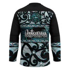Kia Ora New Zealand Hockey Jersey Aotearoa Proud Maori Paua Shell Silver Fern - Aussie Hoodie