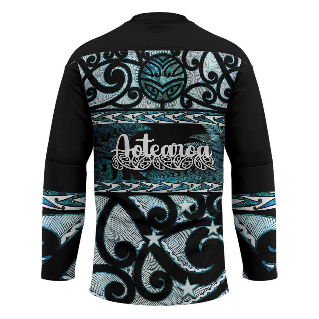 Kia Ora New Zealand Hockey Jersey Aotearoa Proud Maori Paua Shell Silver Fern - Aussie Hoodie