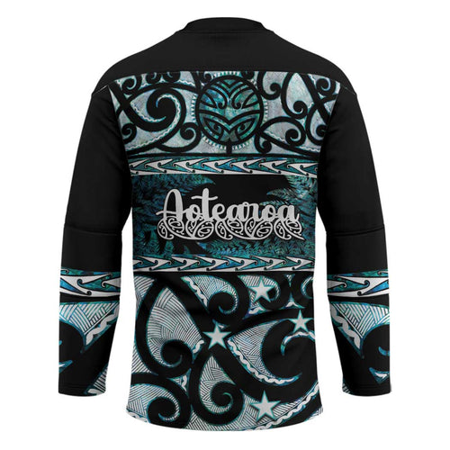 Kia Ora New Zealand Hockey Jersey Aotearoa Proud Maori Paua Shell Silver Fern - Aussie Hoodie