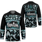 Kia Ora New Zealand Hockey Jersey Aotearoa Proud Maori Paua Shell Silver Fern - Aussie Hoodie