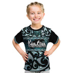 Kia Ora New Zealand Kid T Shirt Aotearoa Proud Maori Paua Shell Silver Fern - Aussie Hoodie