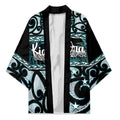Kia Ora New Zealand Kimono Aotearoa Proud Maori Paua Shell Silver Fern - Aussie Hoodie