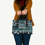 Kia Ora New Zealand Leather Bag Aotearoa Proud Maori Paua Shell Silver Fern - Aussie Hoodie