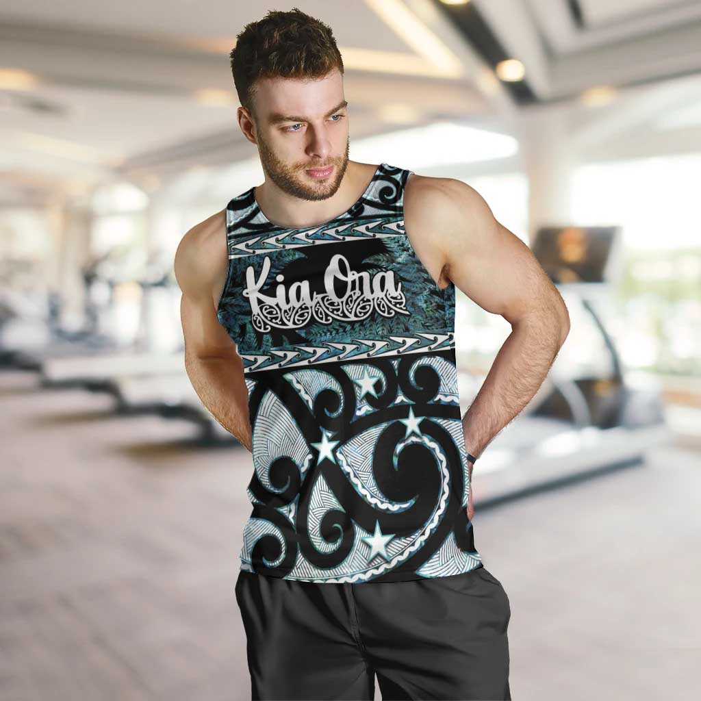 Kia Ora New Zealand Men Tank Top Aotearoa Proud Maori Paua Shell Silver Fern - Aussie Hoodie