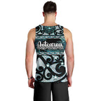 Kia Ora New Zealand Men Tank Top Aotearoa Proud Maori Paua Shell Silver Fern - Aussie Hoodie