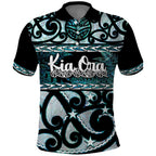 Kia Ora New Zealand Polo Shirt Aotearoa Proud Maori Paua Shell Silver Fern - Aussie Hoodie