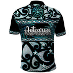 Kia Ora New Zealand Polo Shirt Aotearoa Proud Maori Paua Shell Silver Fern - Aussie Hoodie