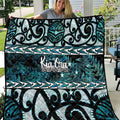 Kia Ora New Zealand Quilt Aotearoa Proud Maori Paua Shell Silver Fern - Aussie Hoodie