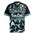 Kia Ora New Zealand Rugby Jersey Aotearoa Proud Maori Paua Shell Silver Fern - Aussie Hoodie