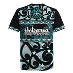 Kia Ora New Zealand Rugby Jersey Aotearoa Proud Maori Paua Shell Silver Fern - Aussie Hoodie