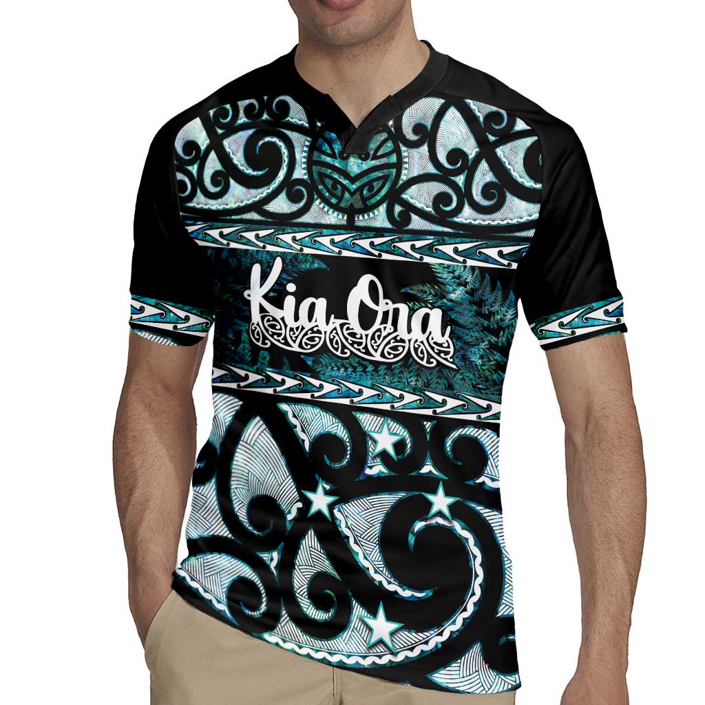 Kia Ora New Zealand Rugby Jersey Aotearoa Proud Maori Paua Shell Silver Fern - Aussie Hoodie