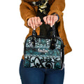 Kia Ora New Zealand Shoulder Handbag Aotearoa Proud Maori Paua Shell Silver Fern - Aussie Hoodie
