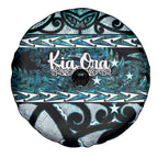 Kia Ora New Zealand Spare Tire Cover Aotearoa Proud Maori Paua Shell Silver Fern - Aussie Hoodie