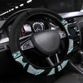 Kia Ora New Zealand Steering Wheel Cover Aotearoa Proud Maori Paua Shell Silver Fern - Aussie Hoodie
