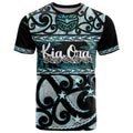 Kia Ora New Zealand T Shirt Aotearoa Proud Maori Paua Shell Silver Fern - Aussie Hoodie
