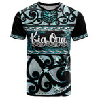 Kia Ora New Zealand T Shirt Aotearoa Proud Maori Paua Shell Silver Fern - Aussie Hoodie