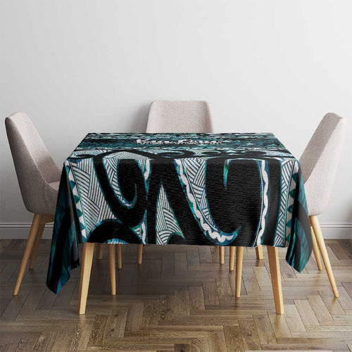 Kia Ora New Zealand Tablecloth Aotearoa Proud Maori Paua Shell Silver Fern - Aussie Hoodie