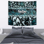 Kia Ora New Zealand Tapestry Aotearoa Proud Maori Paua Shell Silver Fern - Aussie Hoodie
