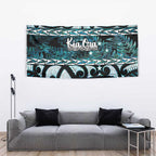 Kia Ora New Zealand Tapestry Aotearoa Proud Maori Paua Shell Silver Fern - Aussie Hoodie
