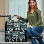 Kia Ora New Zealand Travel Bag Aotearoa Proud Maori Paua Shell Silver Fern - Aussie Hoodie