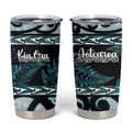 Kia Ora New Zealand Tumbler Cup Aotearoa Proud Maori Paua Shell Silver Fern - Aussie Hoodie