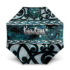 Kia Ora New Zealand Umbrella Aotearoa Proud Maori Paua Shell Silver Fern - Aussie Hoodie