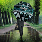 Kia Ora New Zealand Umbrella Aotearoa Proud Maori Paua Shell Silver Fern - Aussie Hoodie