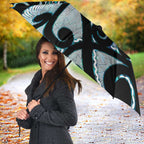Kia Ora New Zealand Umbrella Aotearoa Proud Maori Paua Shell Silver Fern - Aussie Hoodie