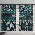 Kia Ora New Zealand Window Curtain Aotearoa Proud Maori Paua Shell Silver Fern - Aussie Hoodie
