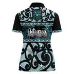 Kia Ora New Zealand Women Polo Shirt Aotearoa Proud Maori Paua Shell Silver Fern - Aussie Hoodie