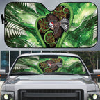 Piwakawaka New Zealand Christmas In July Auto Sun Shade NZ Aroha Koru Fern Marble Vibes