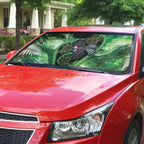 Piwakawaka New Zealand Christmas In July Auto Sun Shade NZ Aroha Koru Fern Marble Vibes