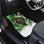 Piwakawaka New Zealand Christmas In July Car Mats NZ Aroha Koru Fern Marble Vibes