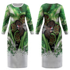 Piwakawaka New Zealand Christmas In July Couples Matching Long Sleeve Bodycon Dress and Hawaiian Shirt NZ Aroha Koru Fern Marble Vibes LT14