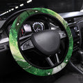 Piwakawaka New Zealand Christmas In July Steering Wheel Cover NZ Aroha Koru Fern Marble Vibes