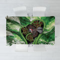 Piwakawaka New Zealand Christmas In July Tablecloth NZ Aroha Koru Fern Marble Vibes