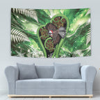 Piwakawaka New Zealand Christmas In July Tapestry NZ Aroha Koru Fern Marble Vibes