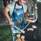 Tui Bird New Zealand Christmas In July Apron NZ Aroha Koru Fern Marble Vibes