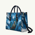 Tui Bird New Zealand Christmas In July Leather Bag NZ Aroha Koru Fern Marble Vibes