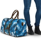 Tui Bird New Zealand Christmas In July Travel Bag NZ Aroha Koru Fern Marble Vibes