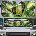 Kakapo New Zealand Christmas In July Auto Sun Shade NZ Aroha Koru Fern Marble Vibes