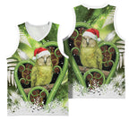 Kakapo New Zealand Christmas In July Basketball Jersey NZ Aroha Koru Fern Marble Vibes