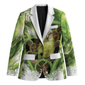 Kakapo New Zealand Christmas In July Blazer NZ Aroha Koru Fern Marble Vibes