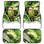 Kakapo New Zealand Christmas In July Car Mats NZ Aroha Koru Fern Marble Vibes