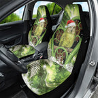 Kakapo New Zealand Christmas In July Car Seat Cover NZ Aroha Koru Fern Marble Vibes