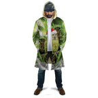 Kakapo New Zealand Christmas In July Cloak NZ Aroha Koru Fern Marble Vibes