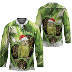 Kakapo New Zealand Christmas In July Hockey Jersey NZ Aroha Koru Fern Marble Vibes